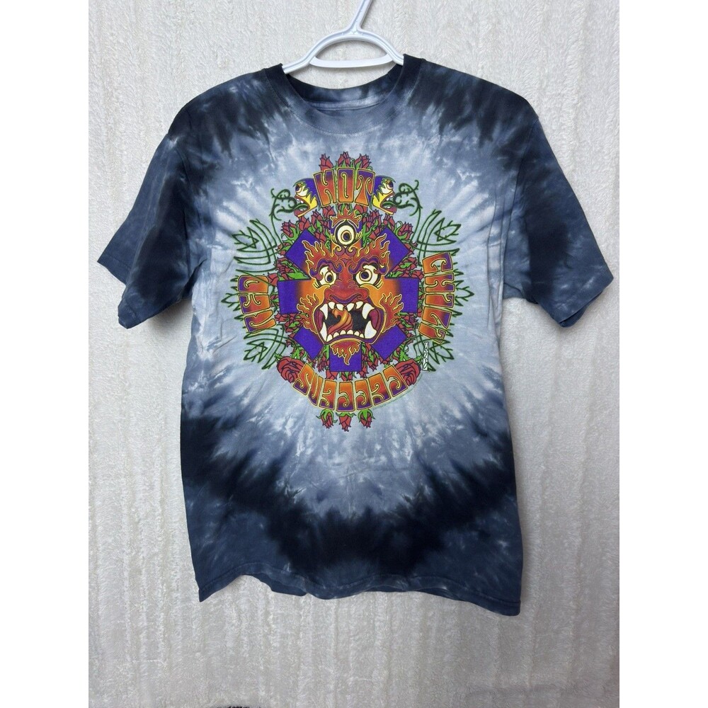 Red Hot Chili Peppers Tie Dye Shirt Liquid Blue Mikio Kennedy Med Slightly Used